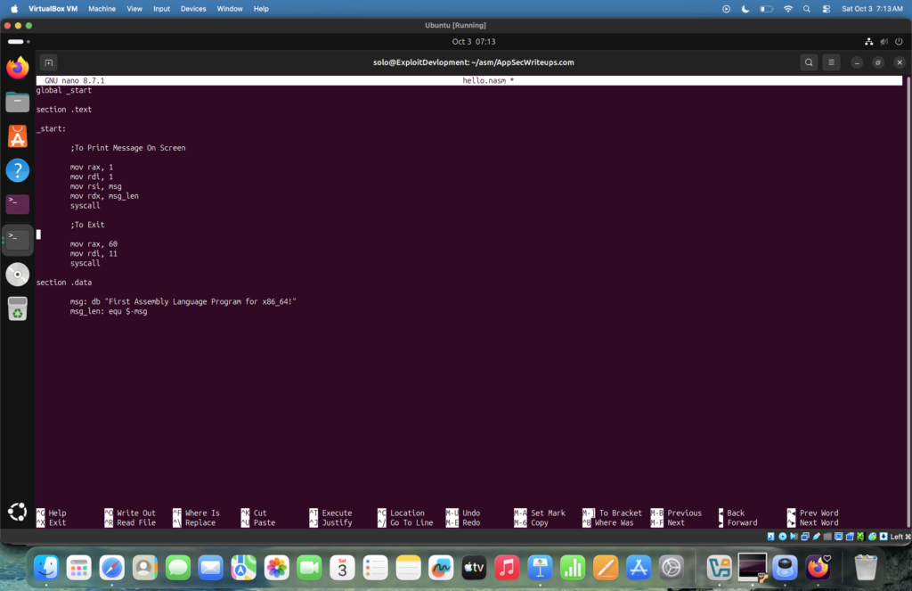 ASM[02] — [x86-64] Assembly Language: Understanding Registers and Writing Our First Program