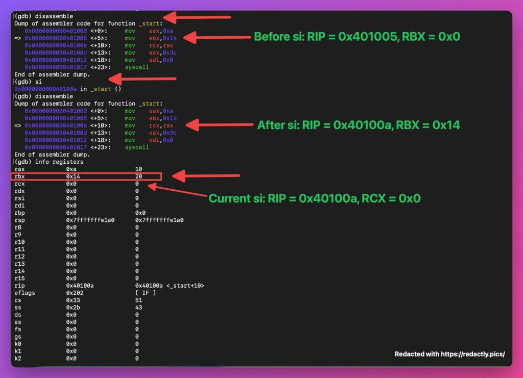 ASM[04] — [x86-64] Assembly Language: Introduction to GDB Debugging and CPU Registers